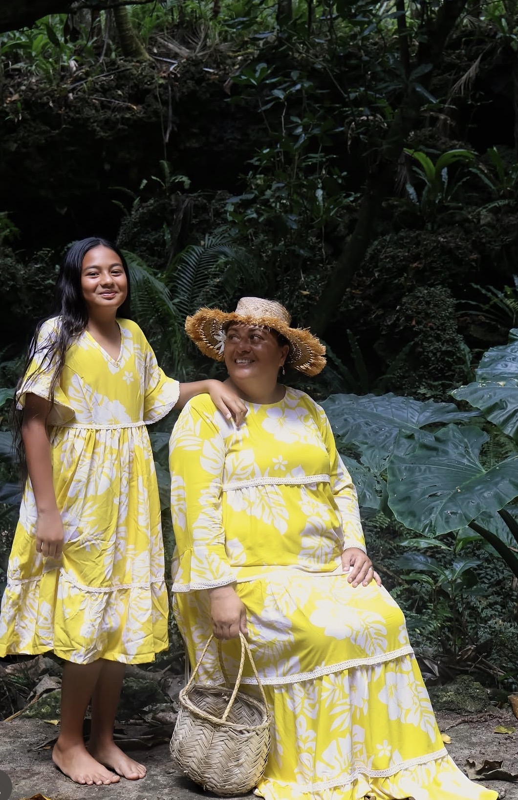 Tina and her daughter in The Tina Dress